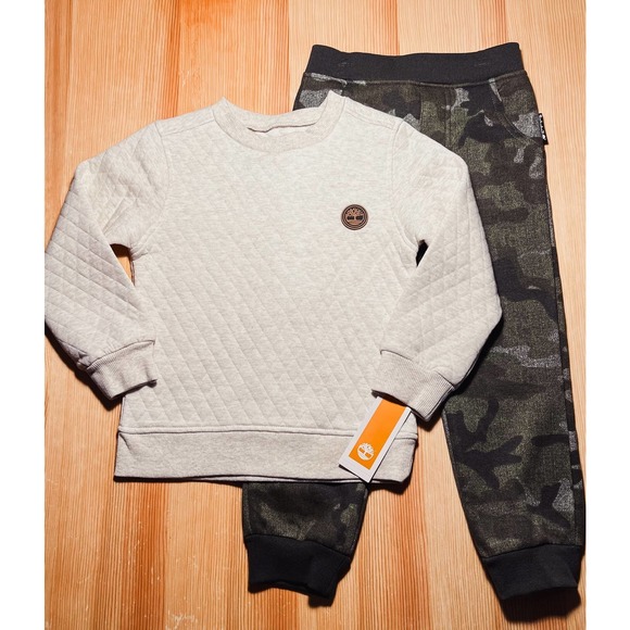 Timberland Boys Sherpa Zip Jacket Jogger Set main image 0